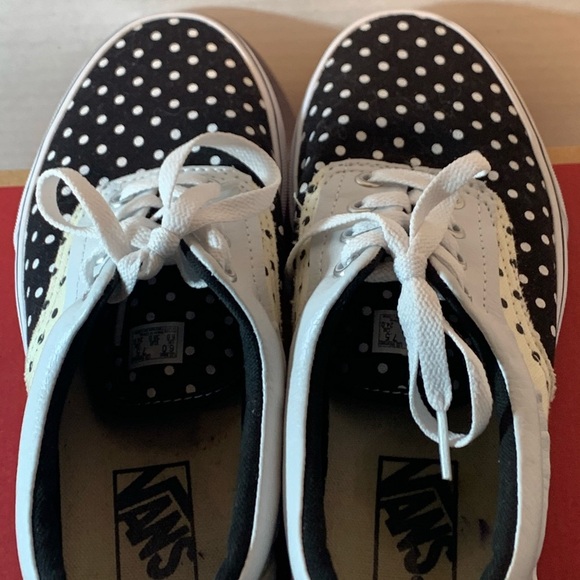 Vans Era *RARE* deconstructed polka dot shoes - Picture 6 of 13